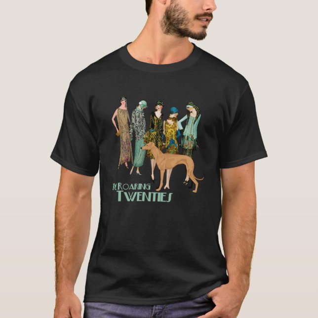 Camiseta Roaring Twenties Flapper Girls (Frente)