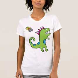 Camiseta Roary o T-Rex - t-shirt das senhoras