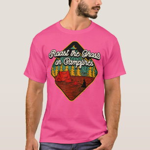 Camiseta Roast On Campfire Halloween Camping Sc