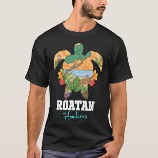 Camiseta Roatan Bay Islands Honduras Tartle Souvenir