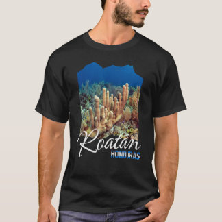 Camiseta Roatan Honduras Coral Reef Scuba Merging Roatan
