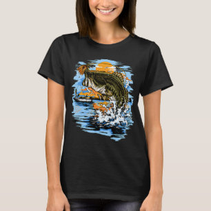Camiseta Robalo Boca Grande Saltando Atrás da Isca