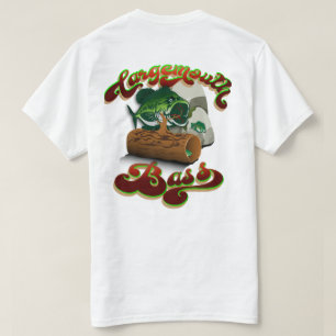 Camiseta Robalo e Perca Personalizar NOME Pescaria