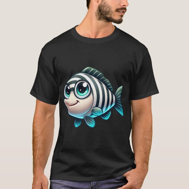 Camiseta Robalo Listrado Adorável (Frente)