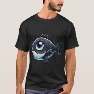 Camiseta Robalo preto adorável