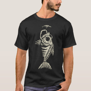 Camiseta Robalo Subindo para Engolir Iscas de Profundidade