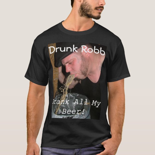 Camiseta Robb bêbedo T (Frente)