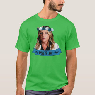 Camiseta Robbins de arizona que lasanha parece crocante