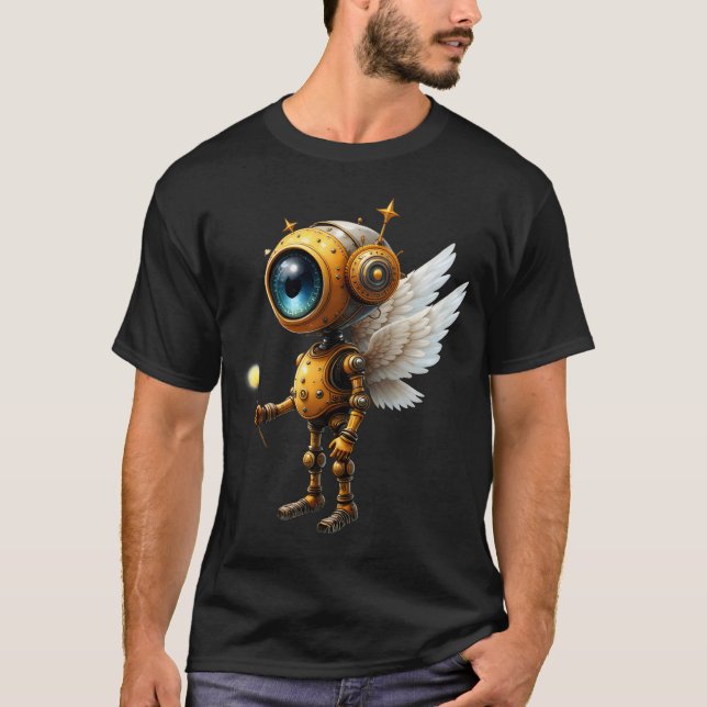 Camiseta Robby the Winged Timekeeper – Wings of Time Series (Frente)