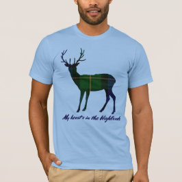 Camiseta Robert Burns Cote Clan GordonTartan Stag