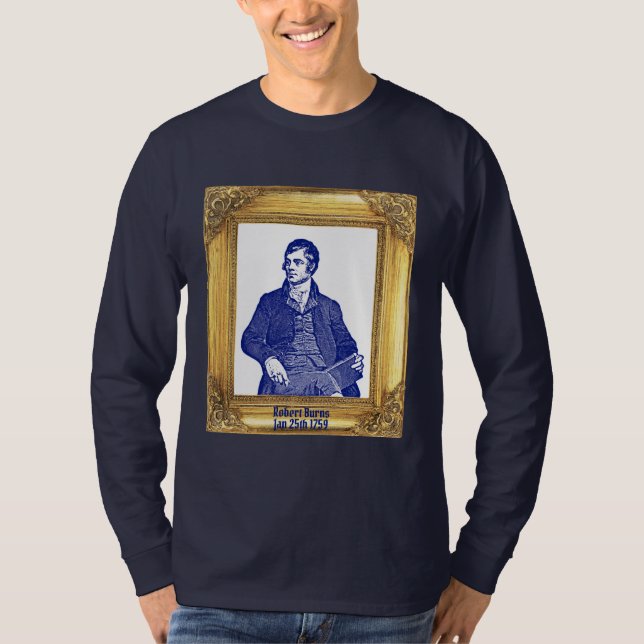 Camiseta Robert Burns Royal Stewart Xadrez Jan 25 (Frente)
