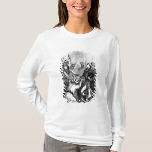 Camiseta Robert Clive que recebe o "Diwani" de Bengal