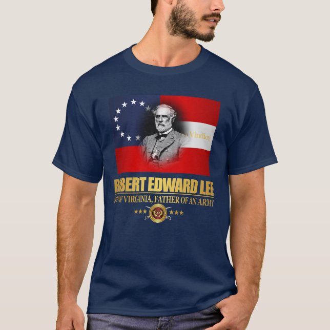 Camiseta Robert E Lee (Patriota do Sul) (Frente)