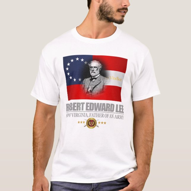 Camiseta Robert E Lee (Patriota do Sul) (Frente)