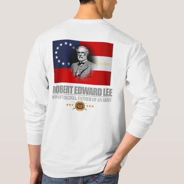 Camiseta Robert E Lee (Patriota do Sul) (Verso)