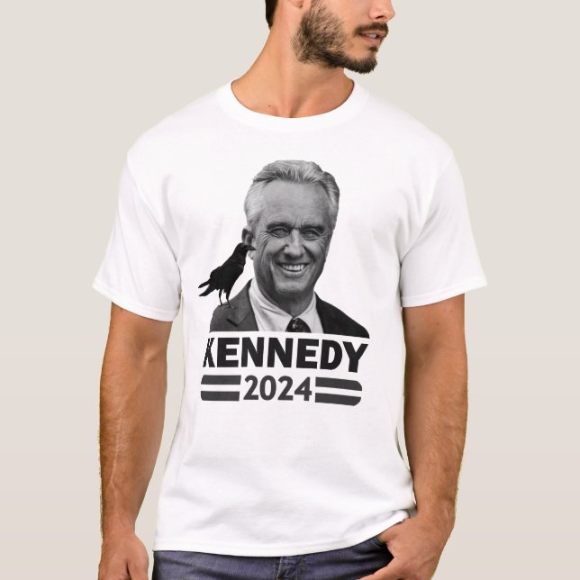 Camiseta Robert F Kennedy e Raven 2024 (Frente)