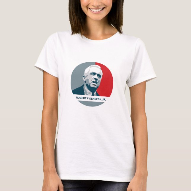 Camiseta Robert F Kennedy Jr - RFK para o Presidente 2024 (Frente)