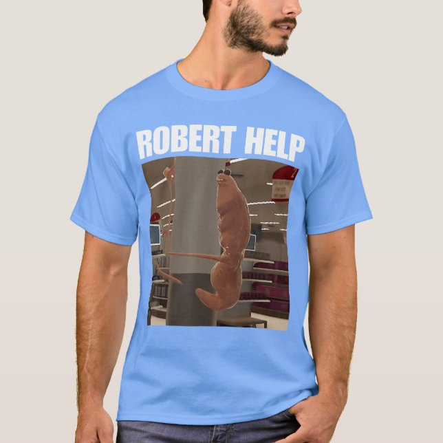 Camiseta Robert Help Marcushe Worm vintage (Frente)