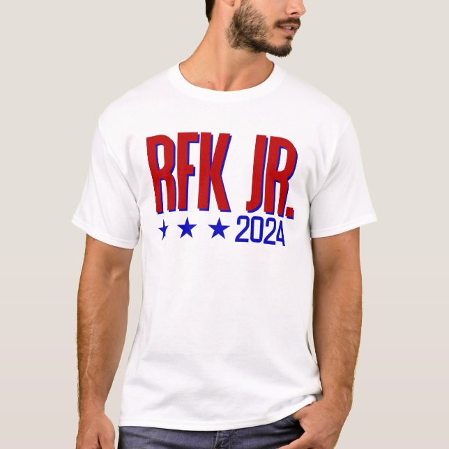 Camiseta Robert Kennedy Jr. Pelo Presidente 24 RFK Jr. 2024 (Frente)