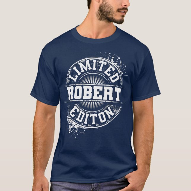 Camiseta ROBERT Limited Edition Funny Personalized Name (Frente)