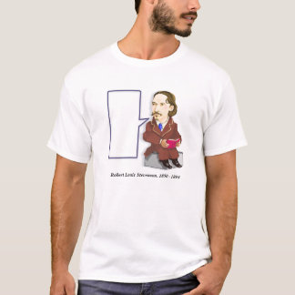 Camiseta Robert Louis Stevenson 1850 t-camisas -1894