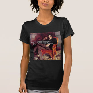 Camiseta Robert Louis Stevenson & Citação CBD é Óleo Dourad