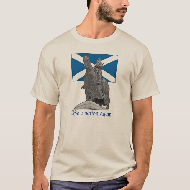 Camiseta Robert o t-shirt escocês da independência de Bruce (Frente)
