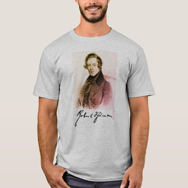 Camiseta Robert Schumann/ assinatura (Frente)
