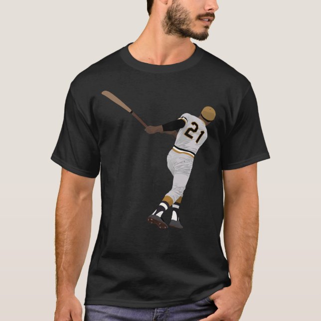 Camiseta Roberto Clemente Sticker (Frente)