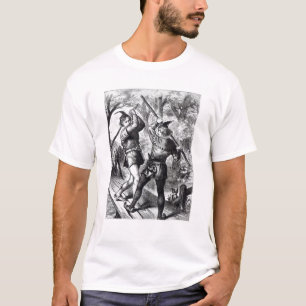 Camiseta Robin Hood e John pequeno