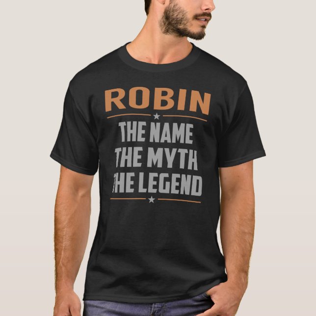 Camiseta ROBIN O Nome O Mito A Legenda (Frente)