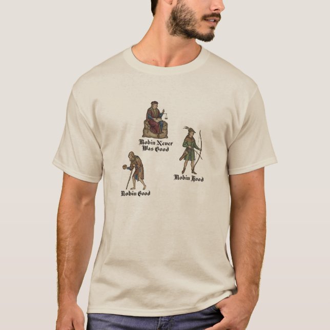 Camiseta Robin Paradox: A Medieval Lesson in Success & Sin (Frente)