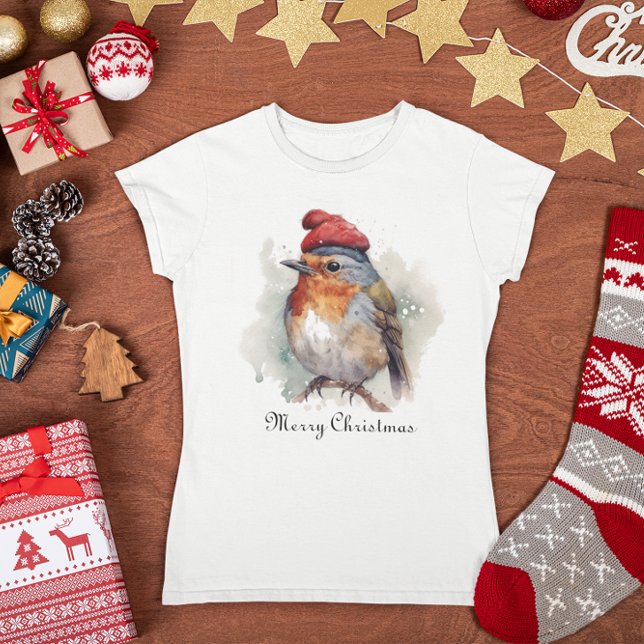 Camiseta Robin Winter Delight, personalizado (Criador carregado)