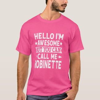 Camiseta Robinette Surname Robinette Family Sobrenome Robin
