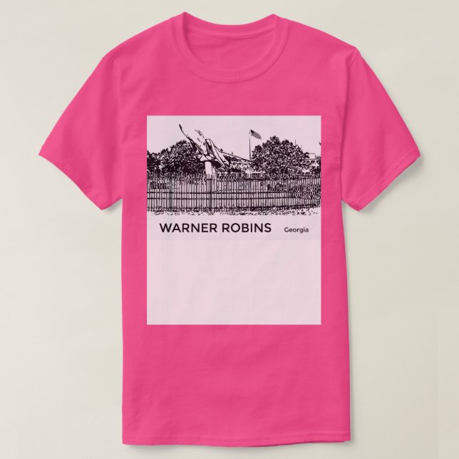 Camiseta Robins Warner Georgia TShirt (Frente do Design)