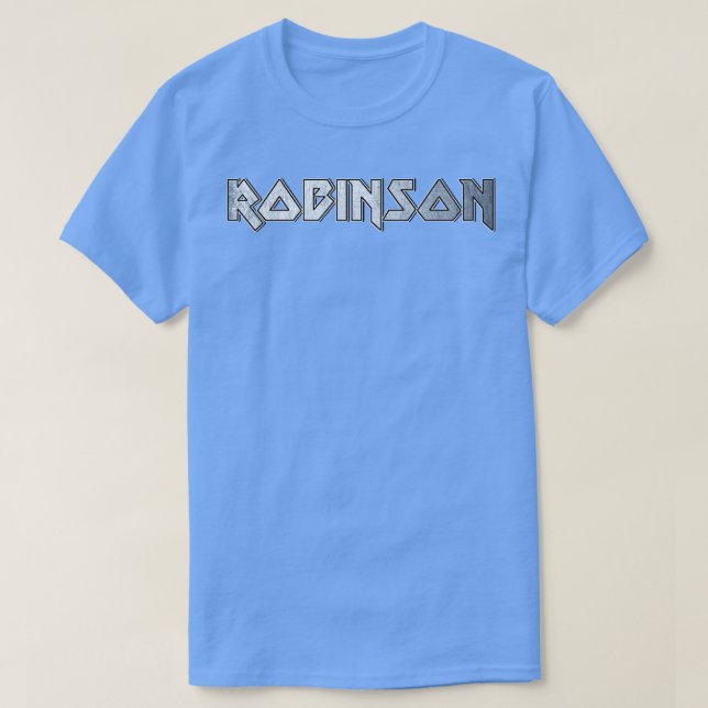 Camiseta Robinson de metal pesado (Frente do Design)