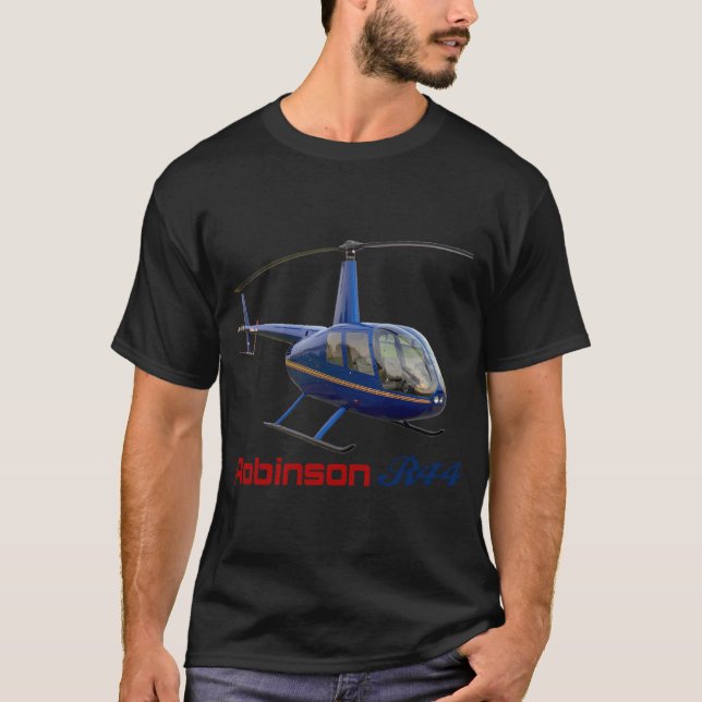 Camiseta Robinson R44 Helicóptero R44 Helicóptero Robinson  (Frente)