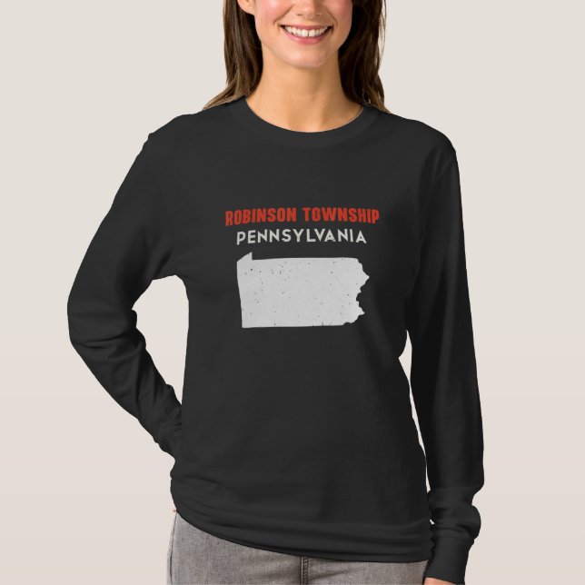 Camiseta Robinson township Pennsylvania USA State America T (Frente)