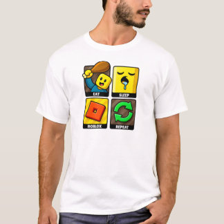 Camiseta Roblox Eat Sleep Repeat Funny Gamer