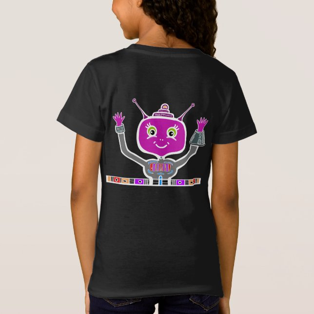 Camiseta Robô Alien Contente (Verso)