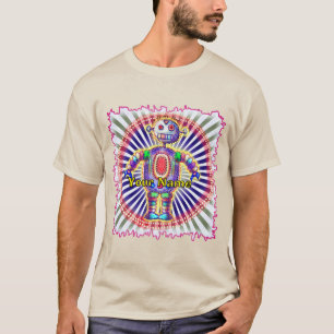 Camiseta Robô arco-íris de ficção científica
