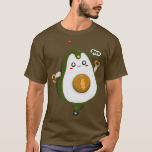 Camiseta Robô AvoBot x27Beepx27 Avocado