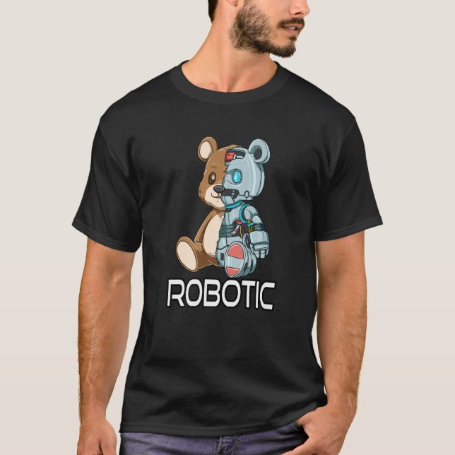 Camiseta Robô Bear Robot Cyborg (Frente)