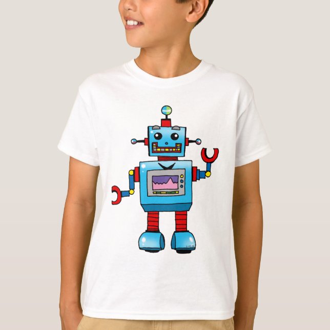 Camiseta Robô bonito (Frente)