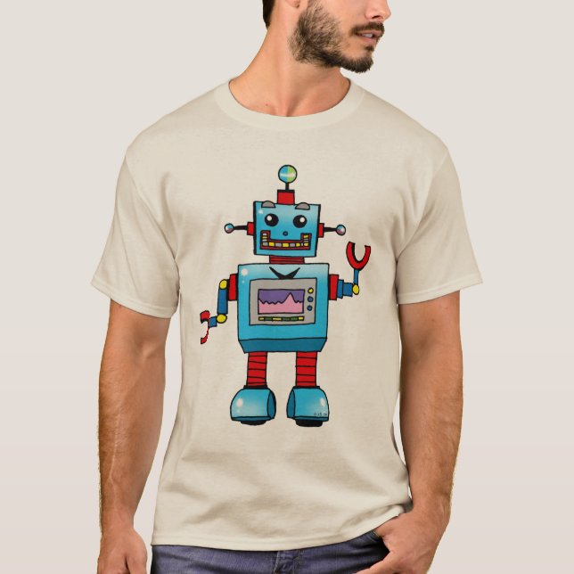 Camiseta Robô bonito (Frente)