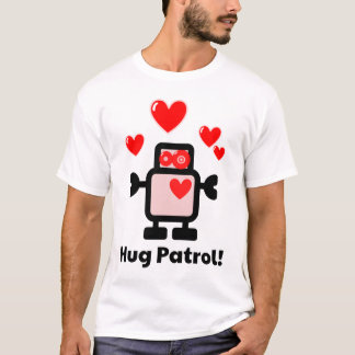 Camiseta Robô bonito na patrulha do abraço!