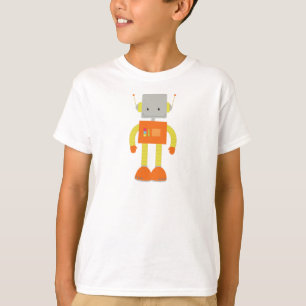 Camiseta Robô Bonito, Robô Engraçado, Robô Bobo, Robótica