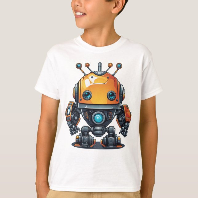 Camiseta Robô Cute (Frente)