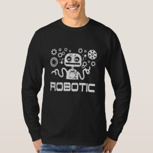 Camiseta Robô Cyborg Máquina Engenheiro de Robótica Tecnolo