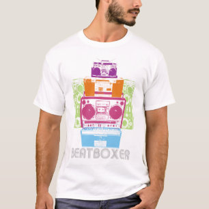 Camiseta robô de 80s BeatBoxer